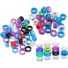 50PCS SHATTERPROOF SILICONE BAND FOR GLASS TUBES 510 TANK (9.6MM X 9.6MM X 7MM)